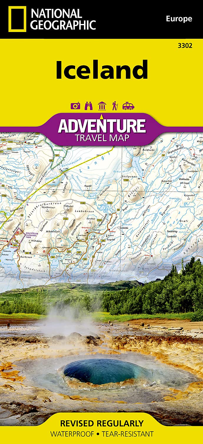 Cover of the National Geographic Adventure Map of Iceland